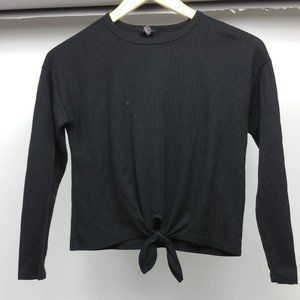 Forever 21 Girl's Black Cropped Top Size: 11/12